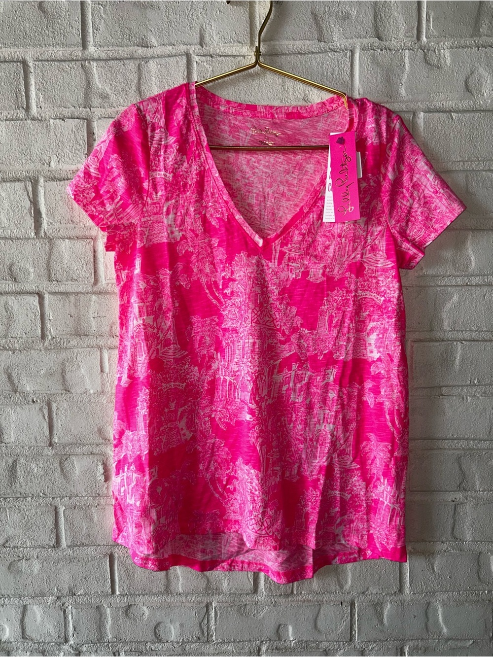 New Lilly Pulitzer toile tee